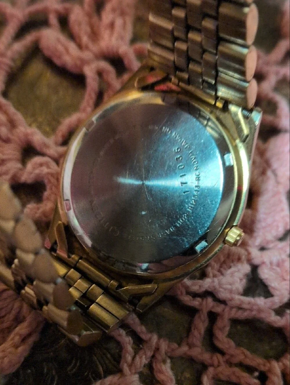 Vintage Citizen Gold-Tone Men's Bracelet Watch with Day-Date